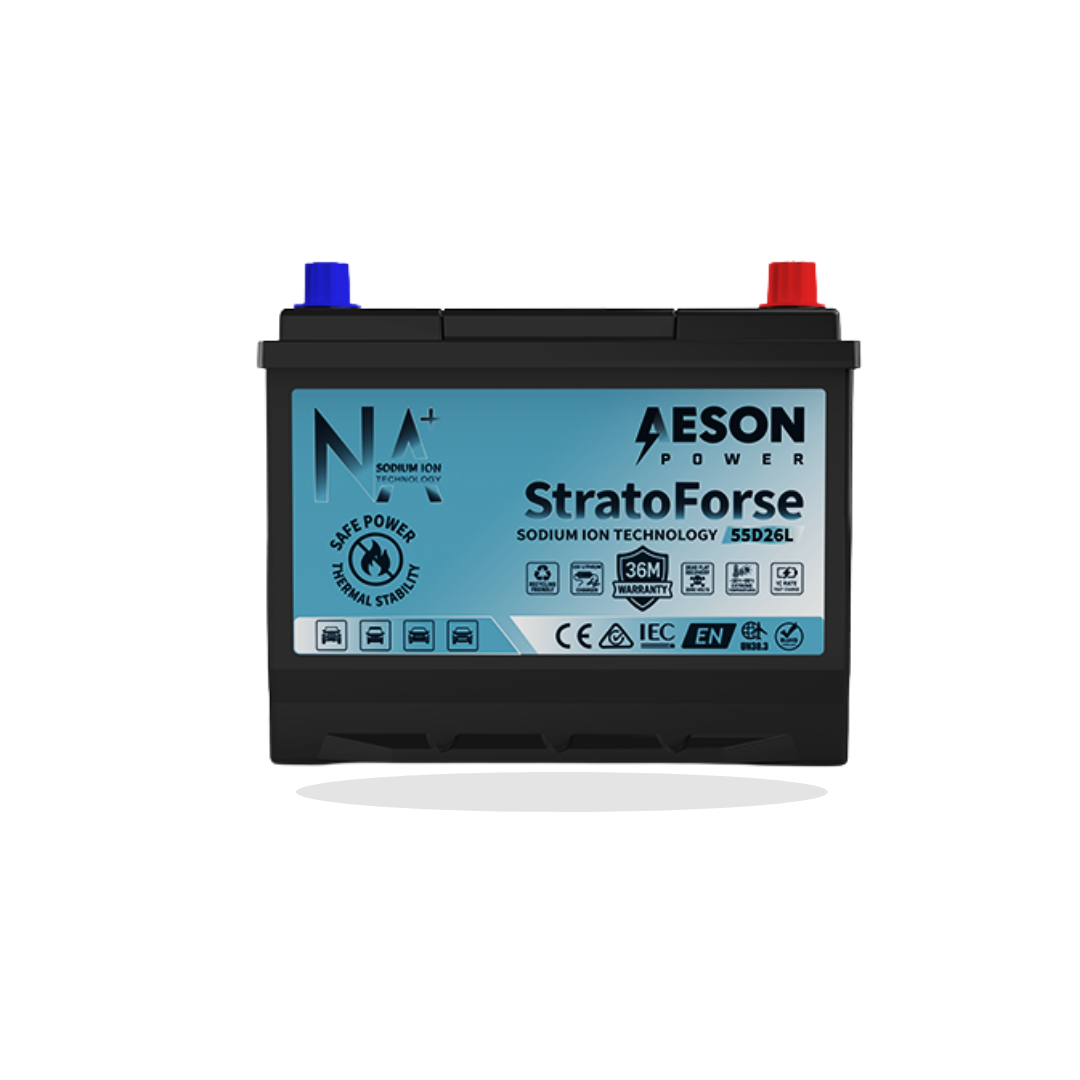 AESON TurboNa 55D23L | 12V Sodium-Ion Starter Battery