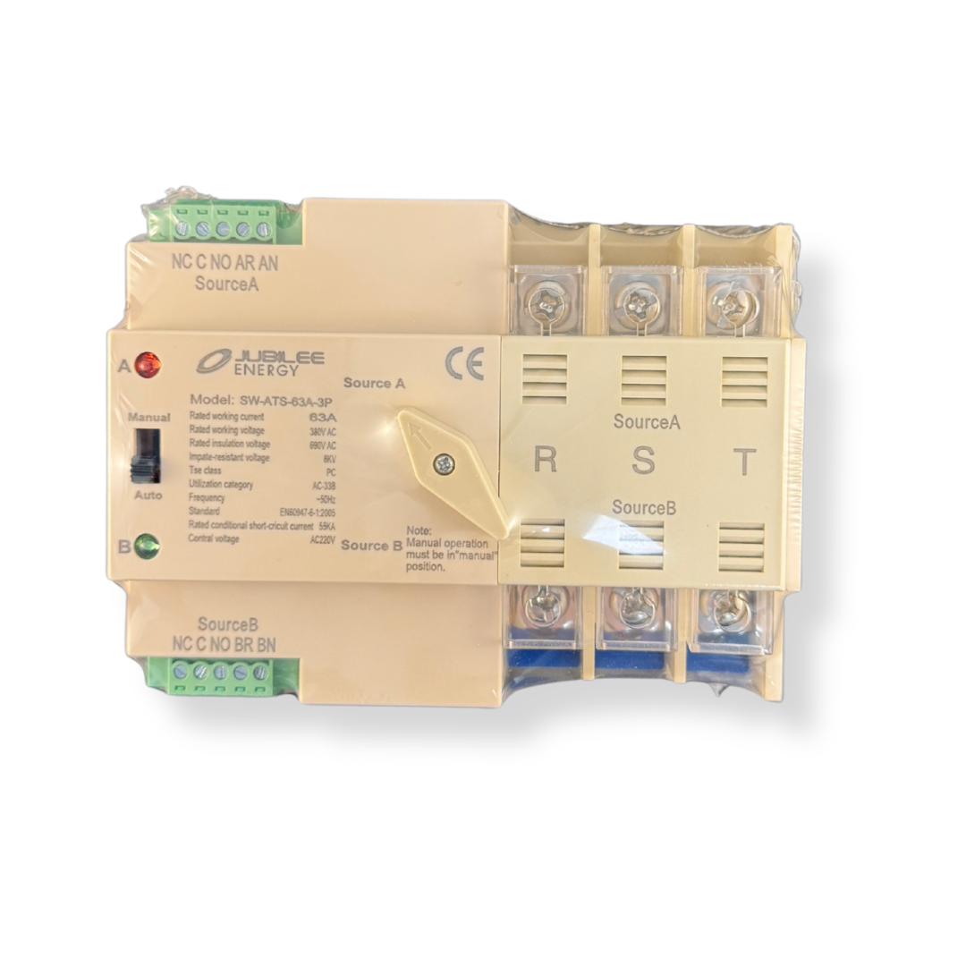 Automatic Transfer Switch (ATS) | 63A 3 Pole 50Hz 240V