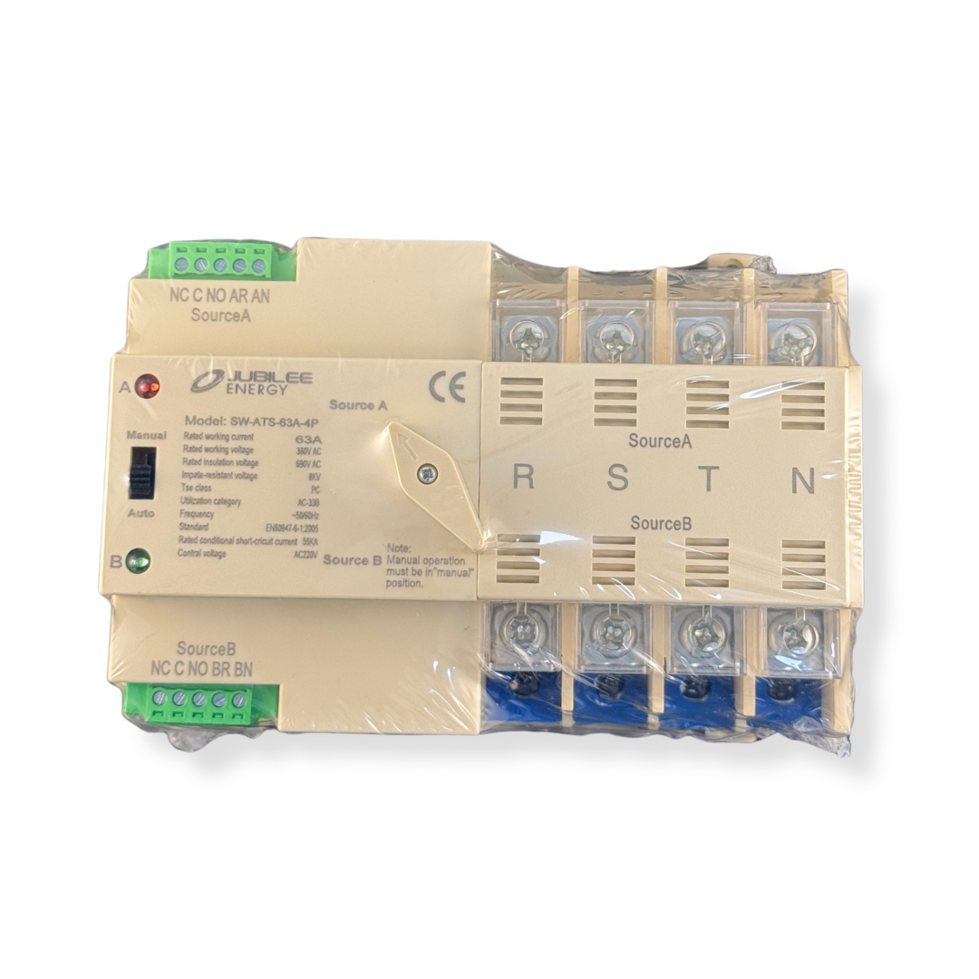 Automatic Transfer Switch (ATS) | 63A, 4-Pole, 240V