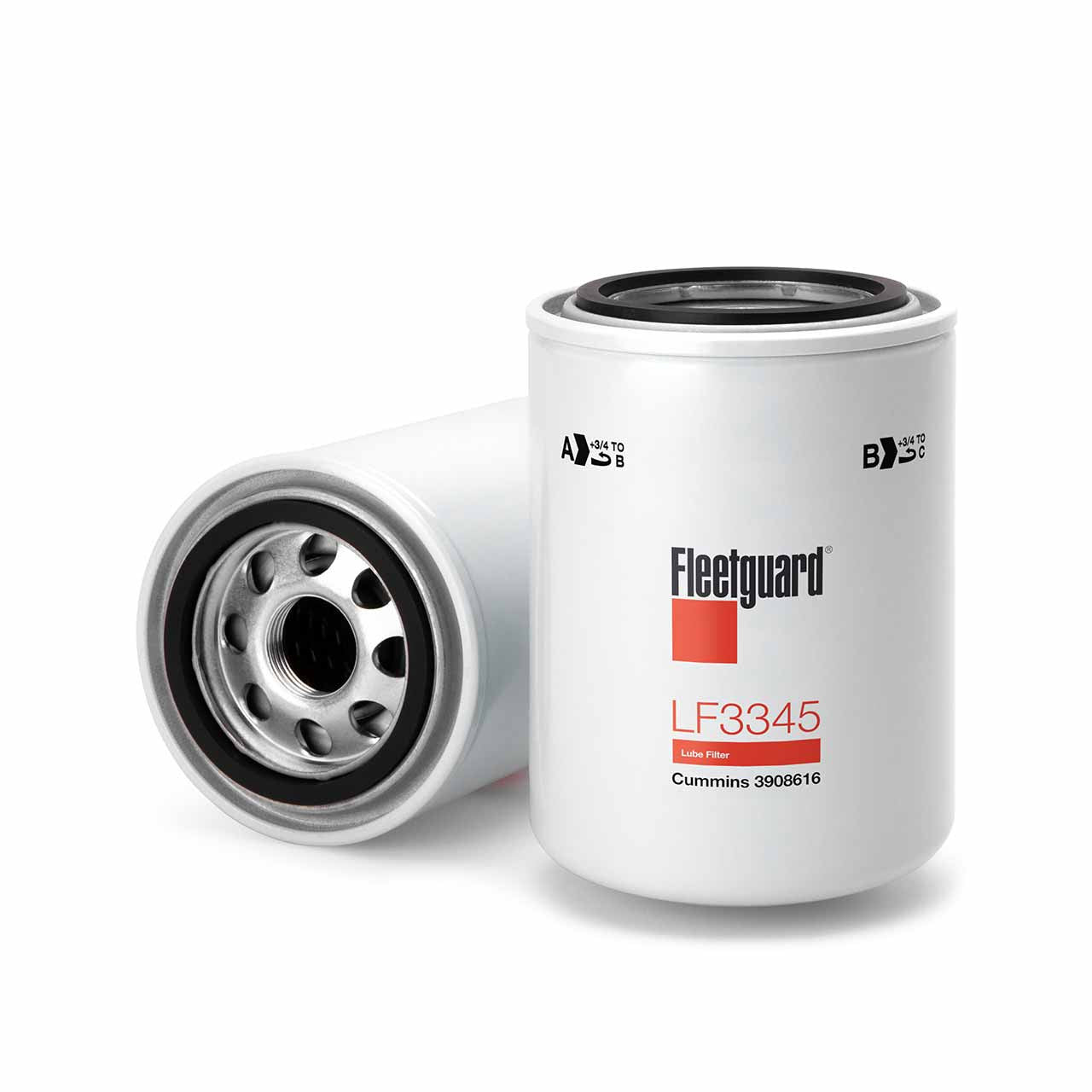 Fleetguard LF3345 | Spin-On Oil Filter for Ford Volvo Hyundai Trucks Cummins 4BT