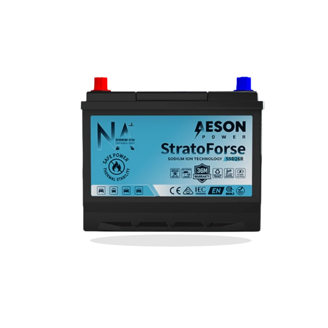 AESON TurboNa NS70 / 55D26R | 12V Sodium-Ion Starter Battery
