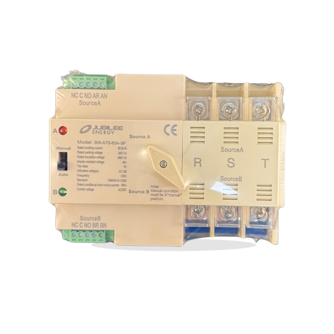 Automatic Transfer Switch (ATS) | 63A 3 Pole 240V