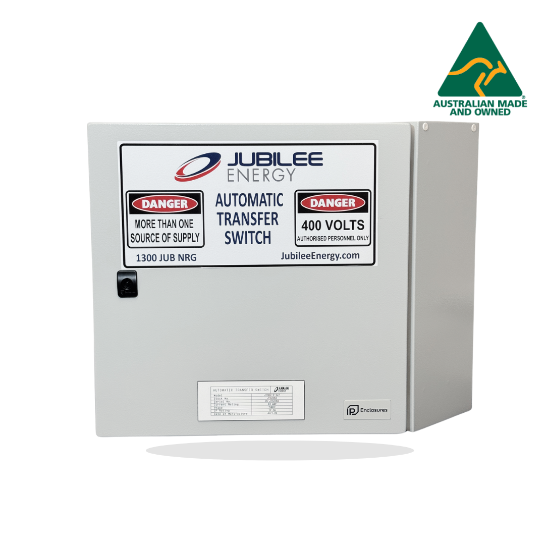 Jubilee Energy ATS Box | 63A 3-Pole Automatic Transfer Switch