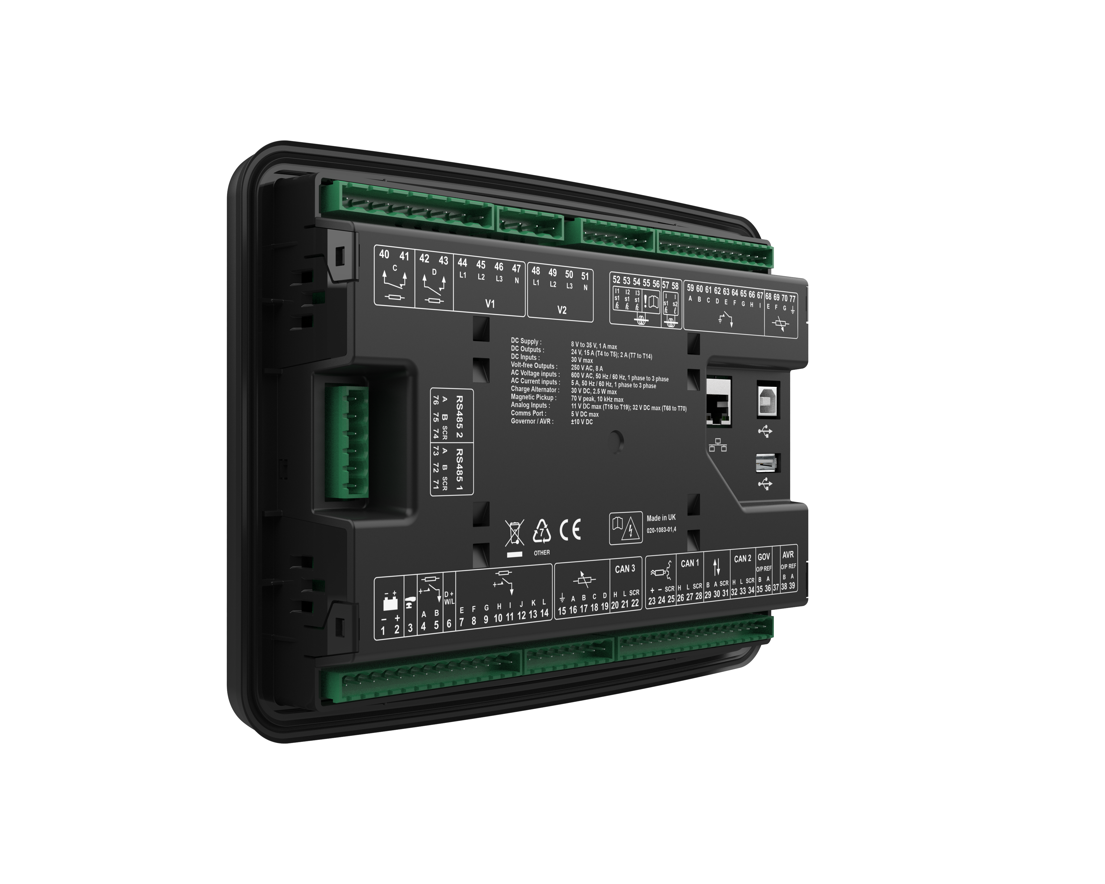 DSEG8660 Mains (Utility) Controller