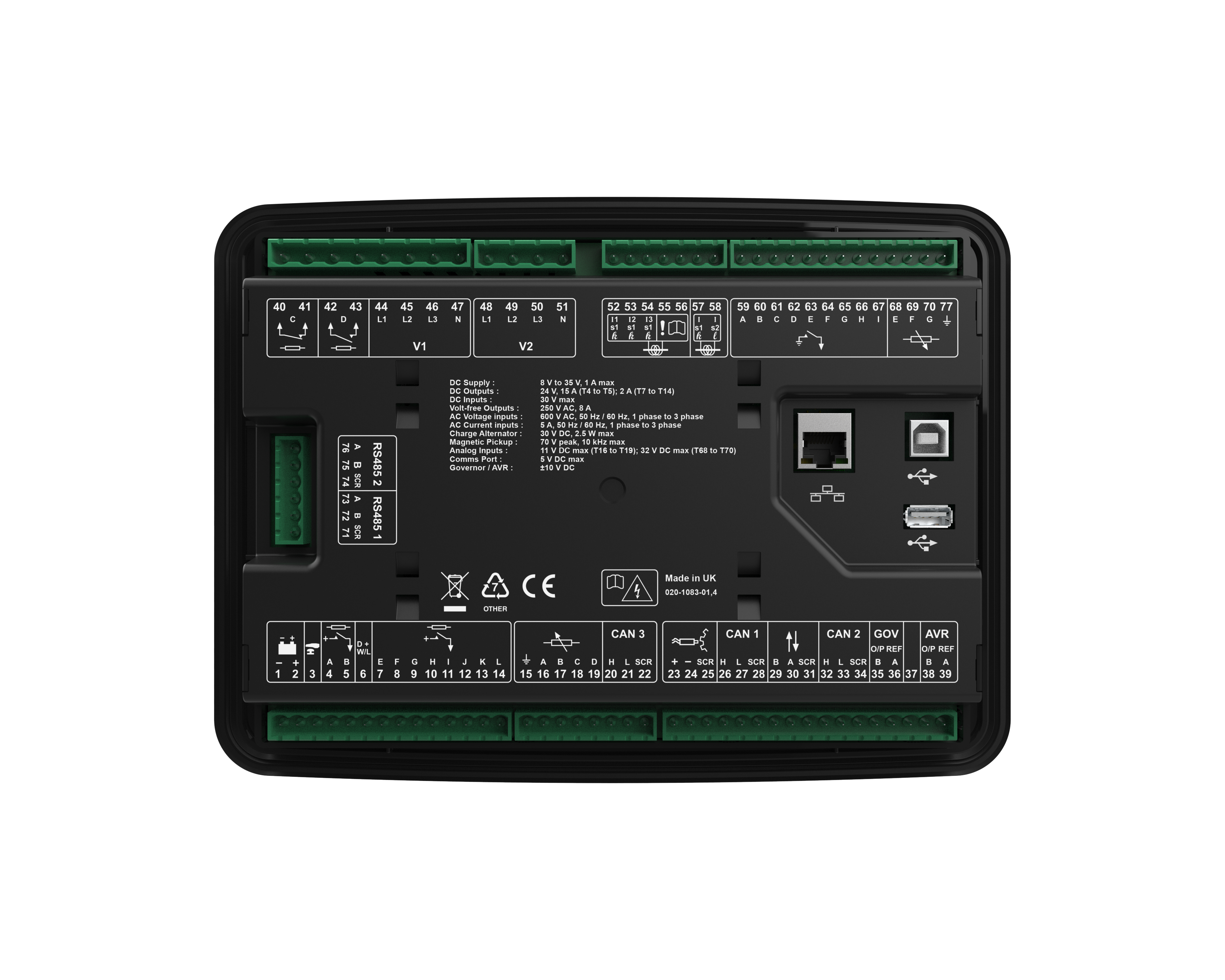 DSEG8660 Mains (Utility) Controller