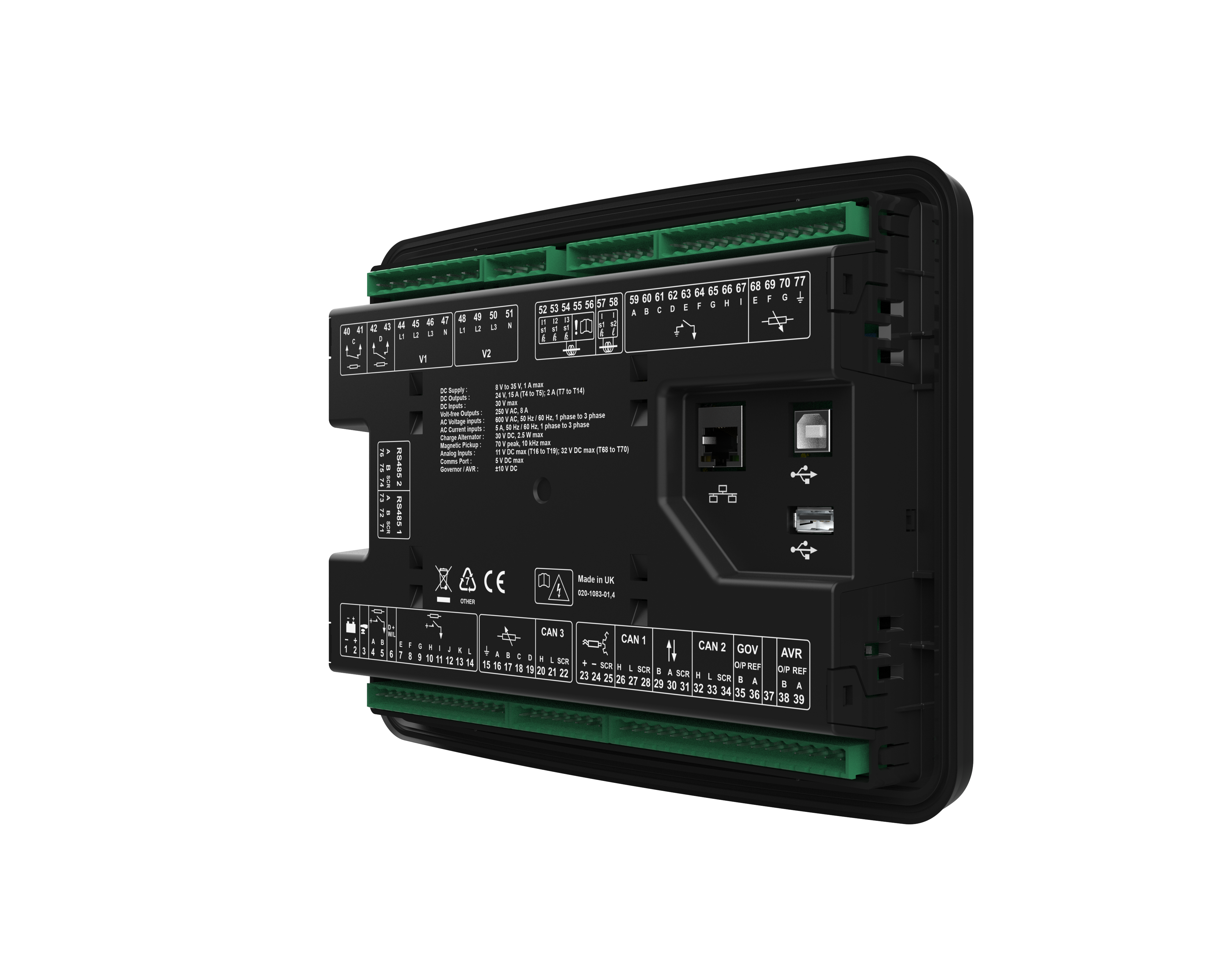 DSEG8660 Mains (Utility) Controller