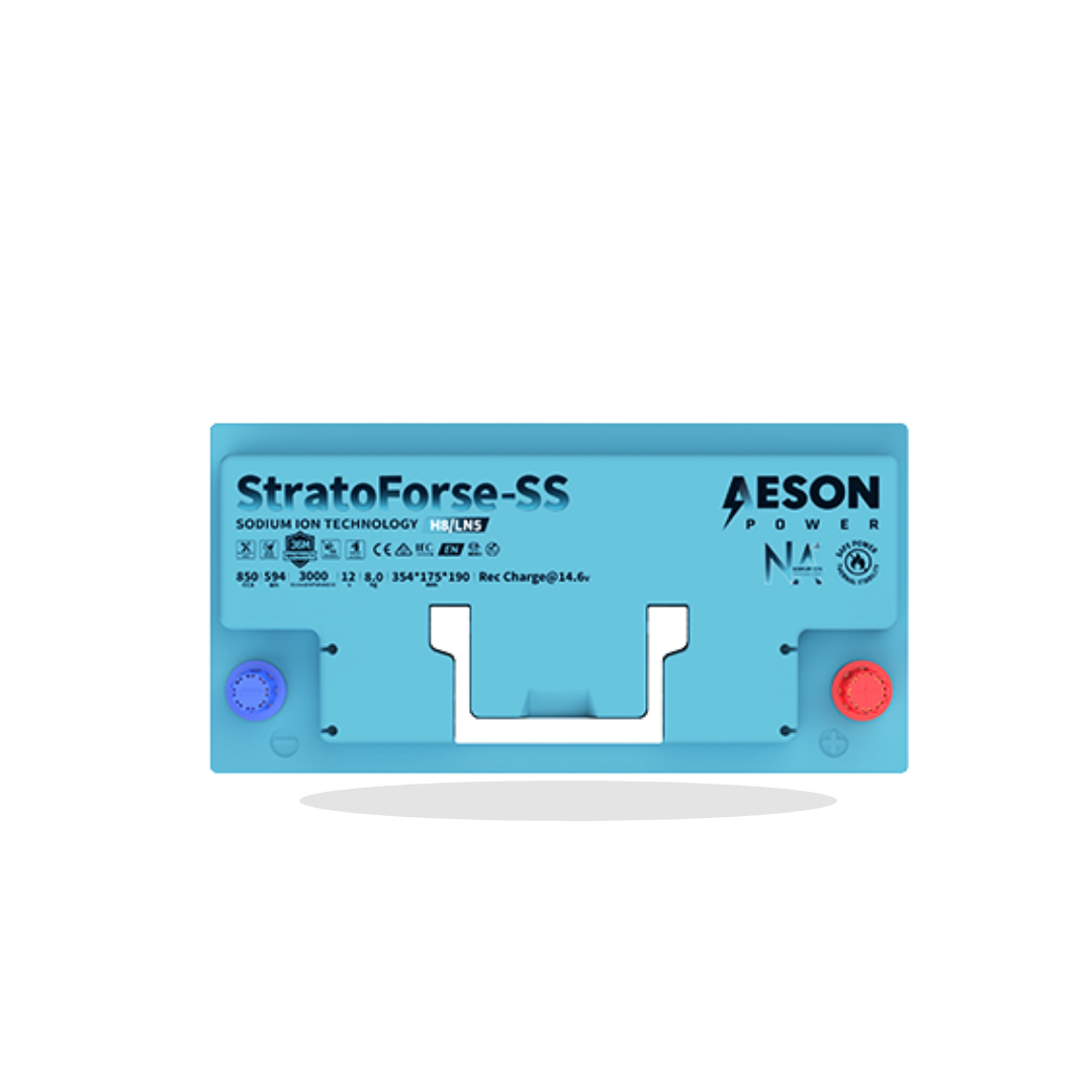 AESON StratoForce-SS H8 / LN5 | 12V Sodium-Ion Stop-Start Battery