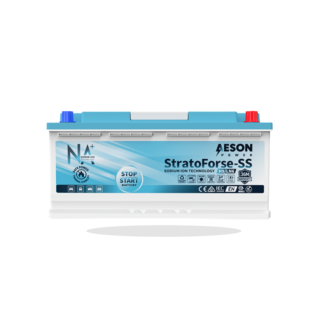 AESON StratoForce-SS H9 / LN6 | 12V Sodium-Ion Stop-Start Battery