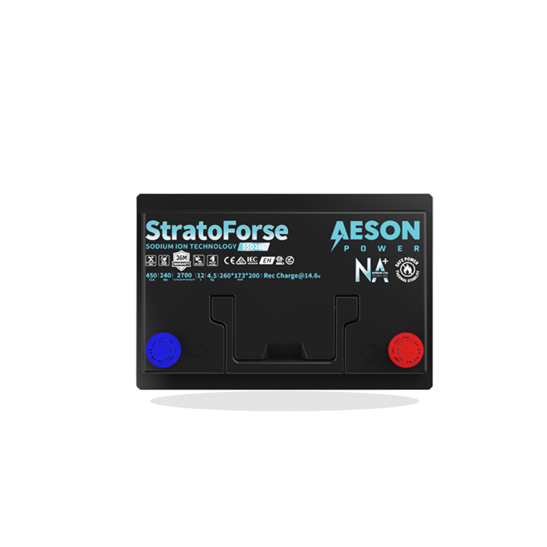 AESON TurboNa NS70L / 55D26L | 12V Sodium-Ion Starter Battery