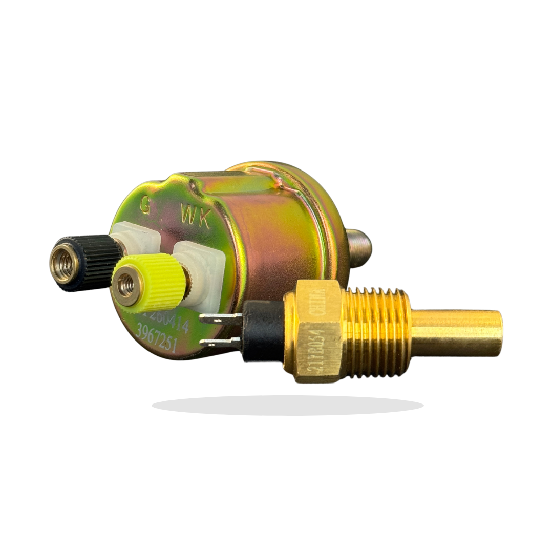 Dual Engine Sensor Kit: Oil Pressure (1/8" NPT) & Coolant Temp (1/2")